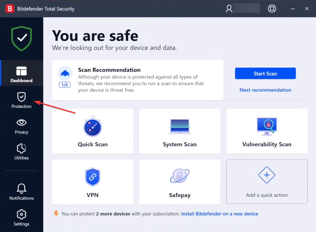 Proteção para corrigir permite que o Chrome acesse a rede nas configurações de firewall ou antivírus