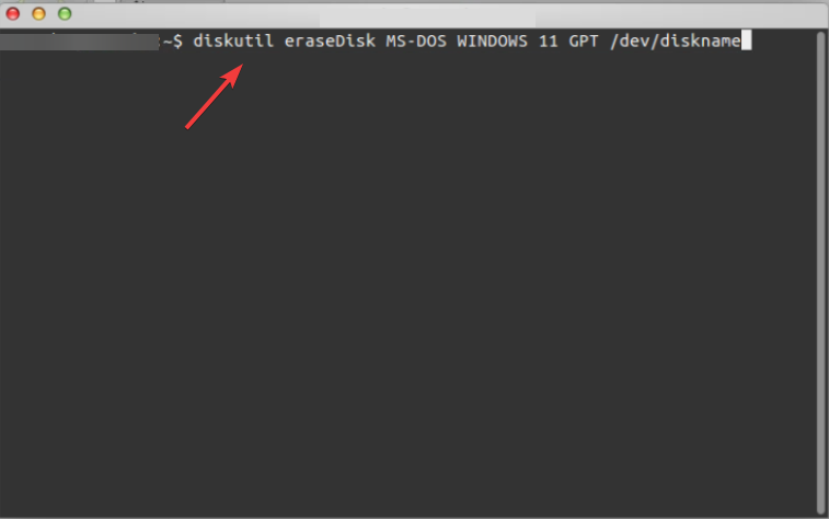 diskutil windows 11 usb installer on mac