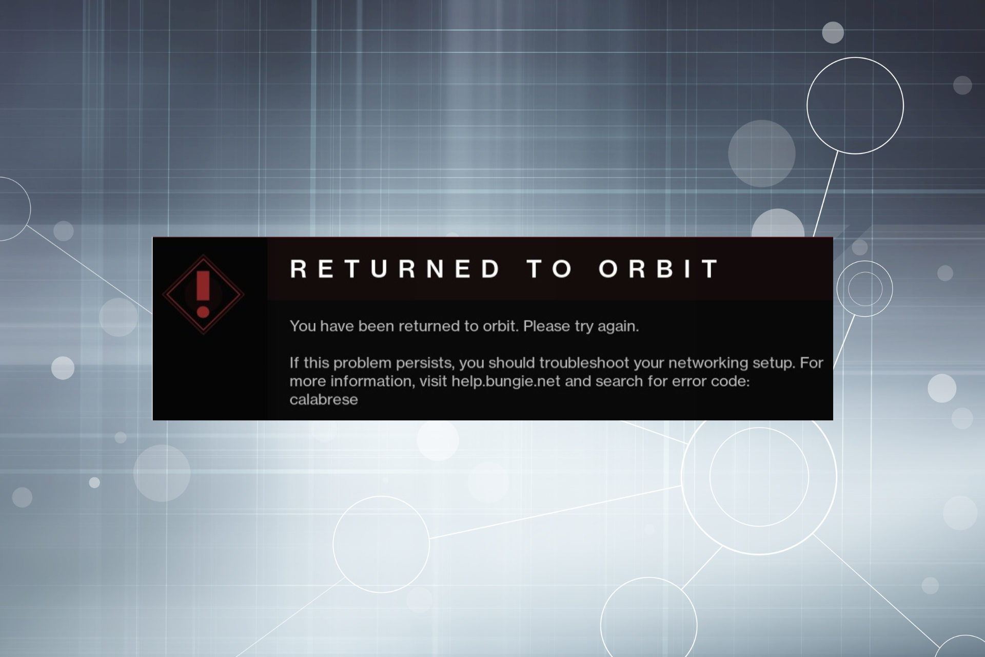 What is Error Code Calabrese & 3 Ways to Fix it in Destiny 2