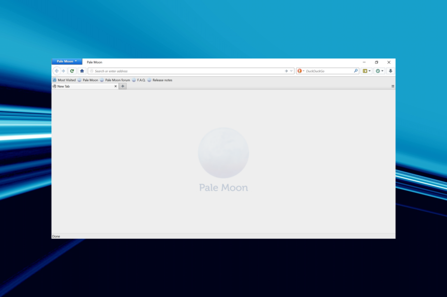 Fix Pale Moon not responding