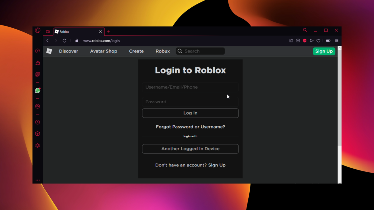 Roblox's Login Screen Gets A Rating Of #fyp #webdeveloper #webdesig
