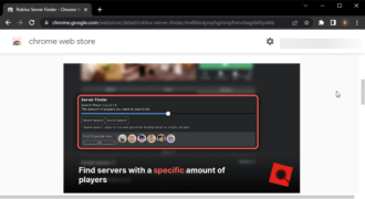7 Best Roblox Browser Extensions That You Can Use In 2026 Server Finder Roblox Extension Browser 330x180 