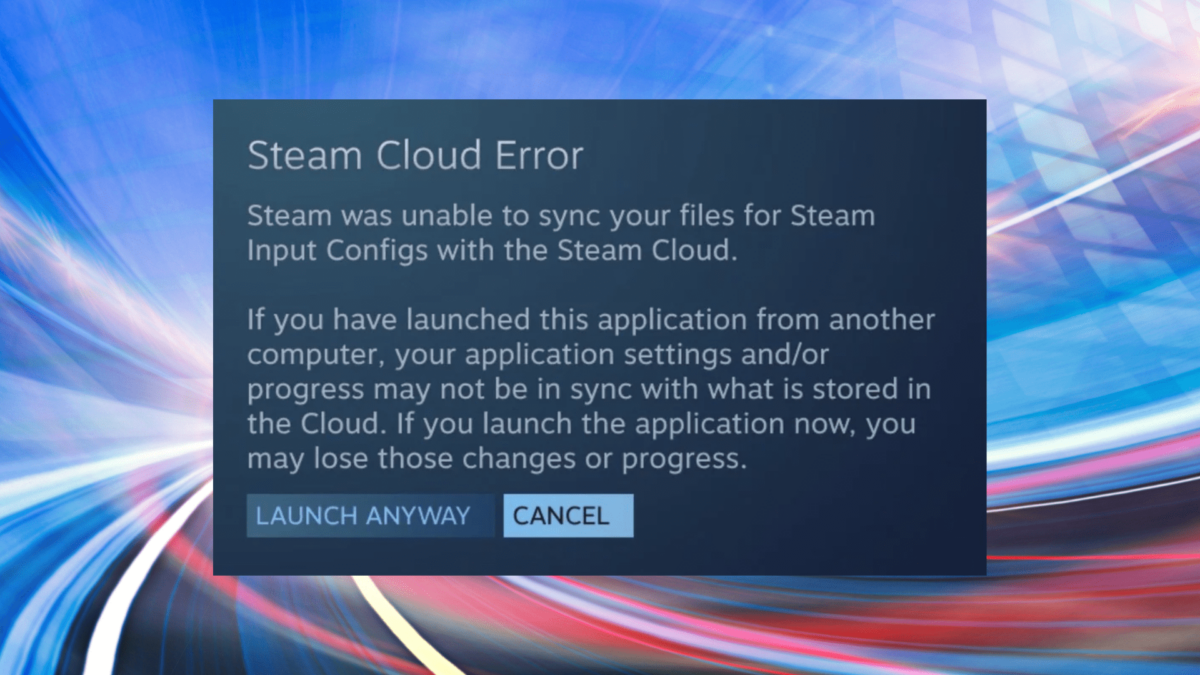 NBA 2K22 UNABLE TO SYNC STEAM CLOUD