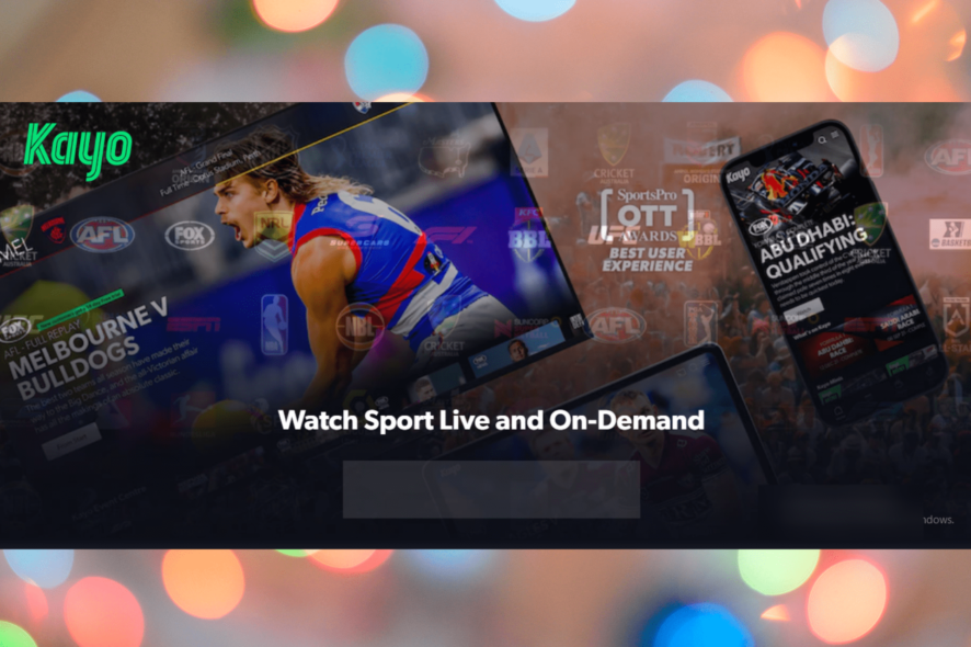kayo sports browser not supported