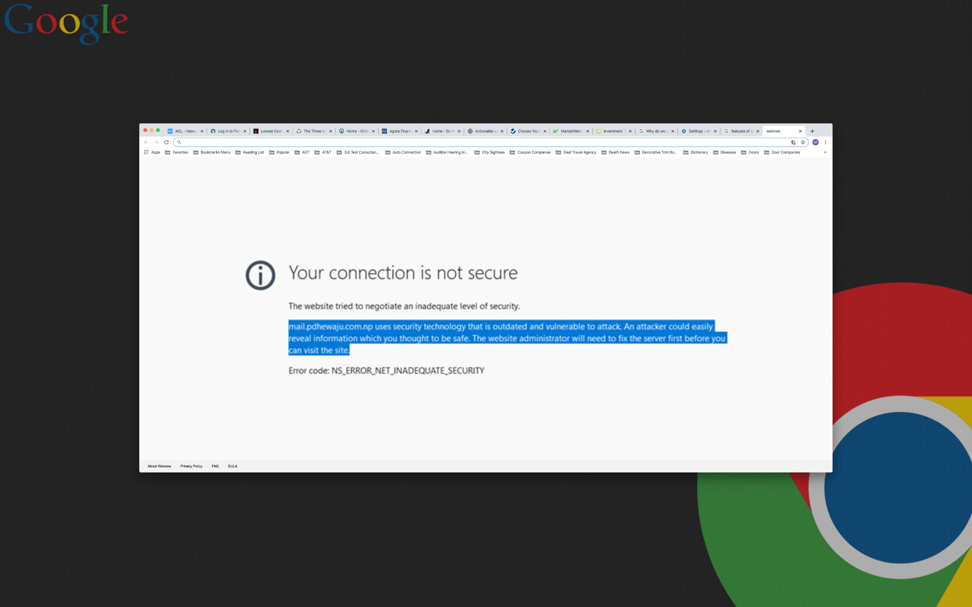 3 Ways to Fix Err_spdy_inadequate_transport_security Error