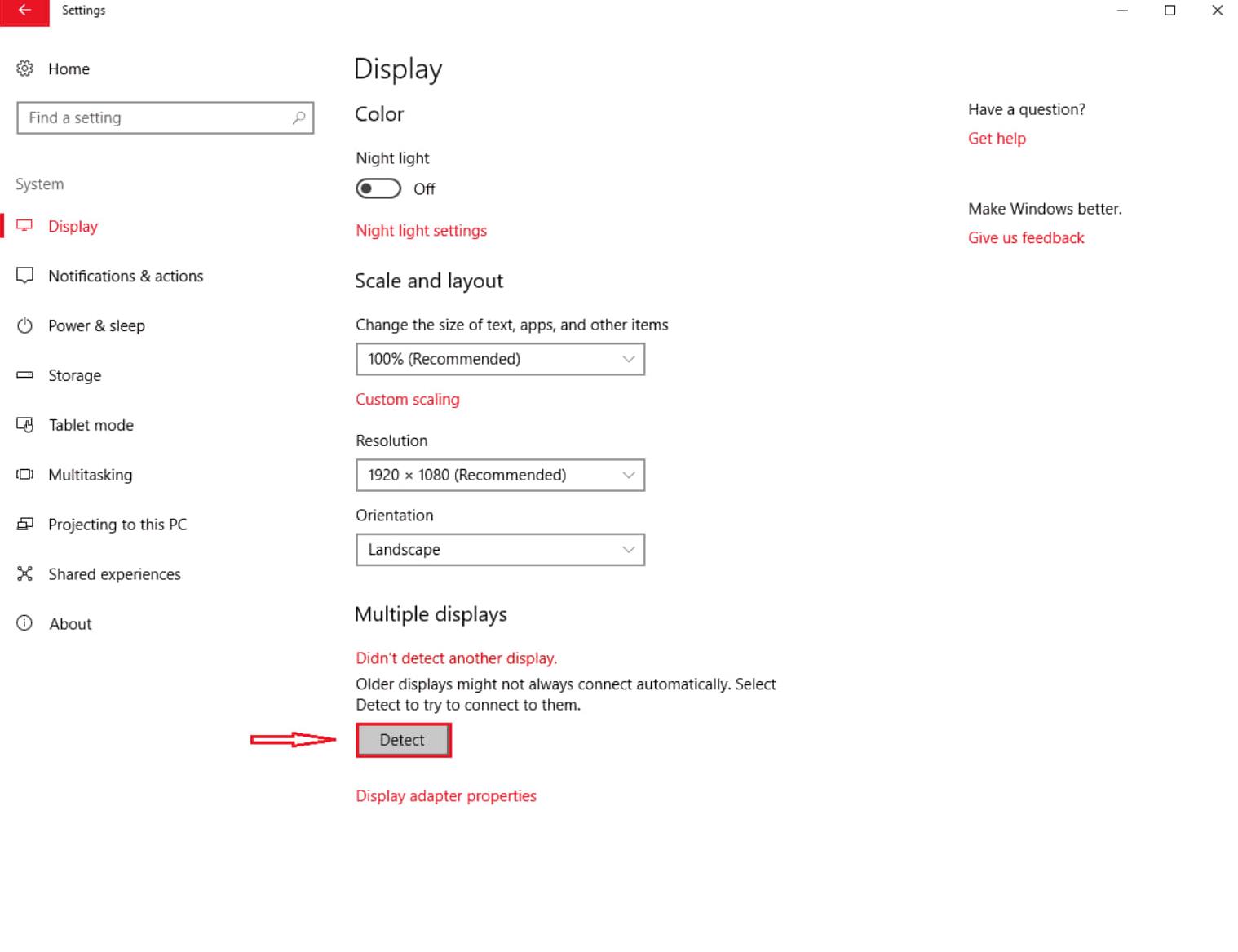 settings duplicate desktop multiple monitors