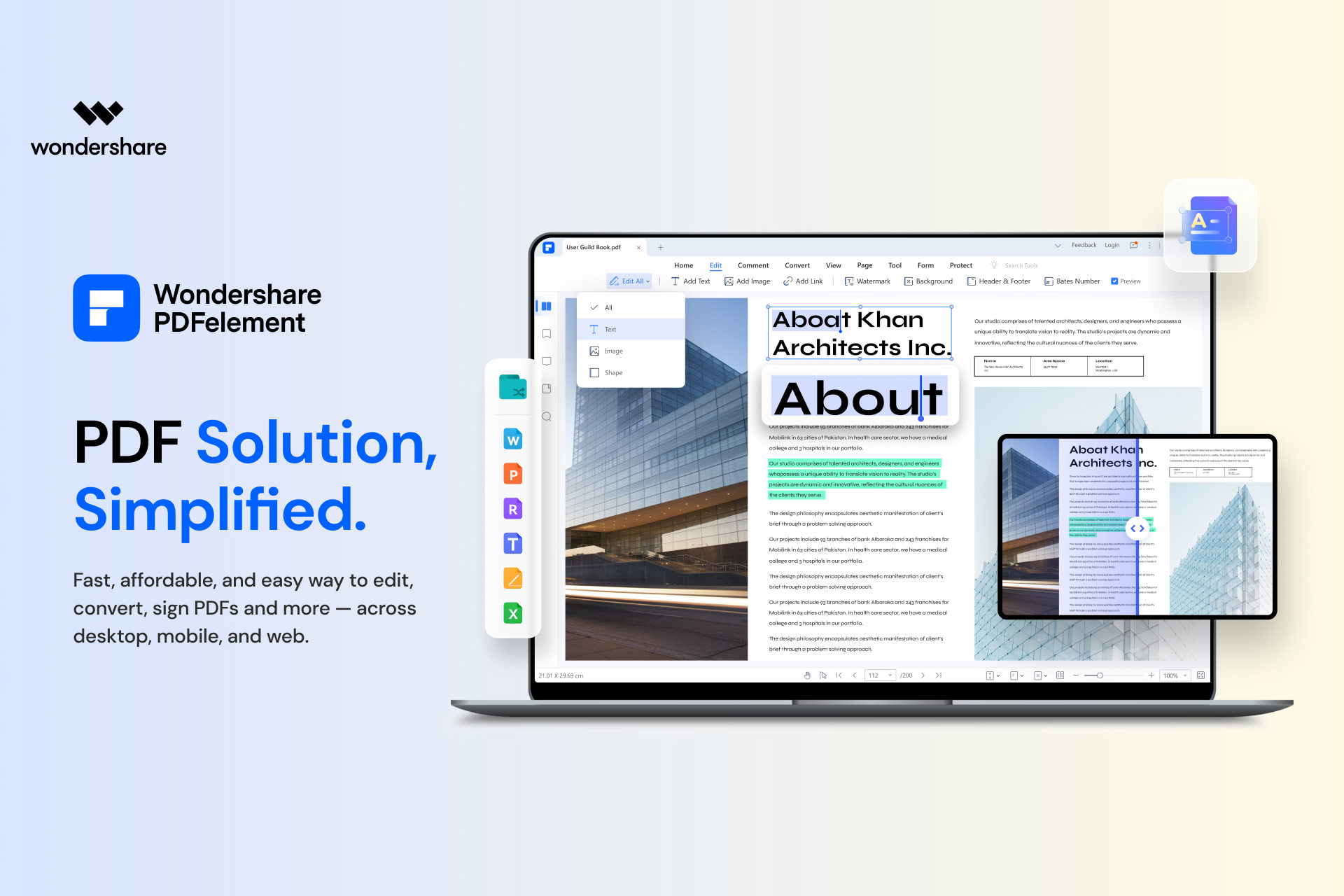 Wondershare PDFelement 9: Simple and Affordable PDF Editor