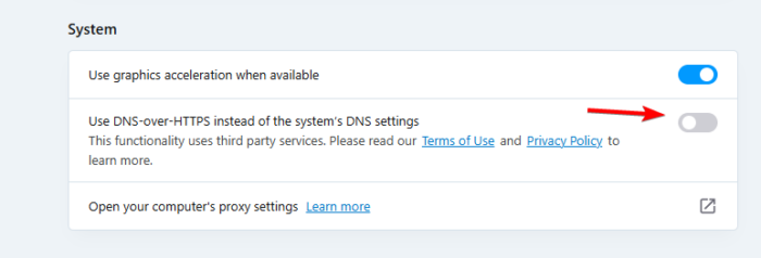 Check Your DNS Over HTTPS Settings in Opera [How to]