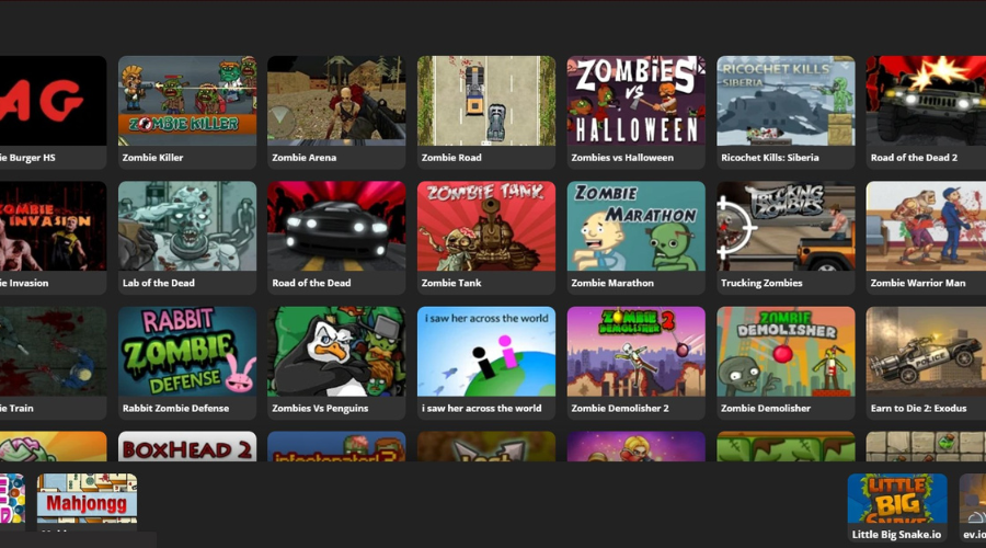 zombie games