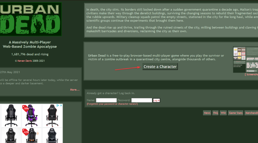 create character