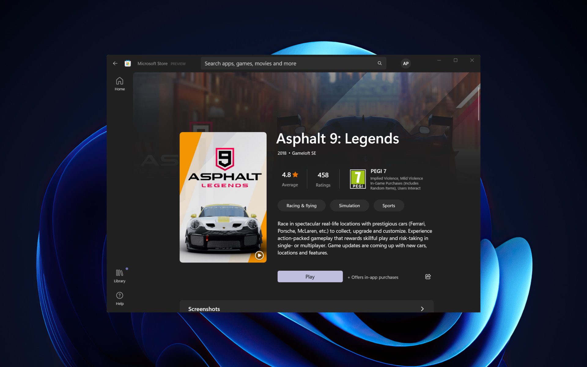 Get Asphalt 9: Legends - Microsoft Store en-PK