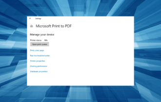 fix microsoft print to pdf not working in Windows