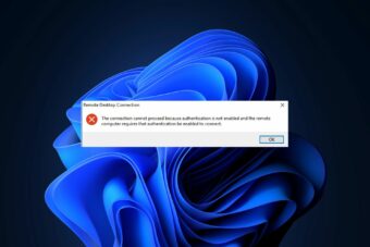 Fix: You Cannot Proceed Because Authentication Is Required