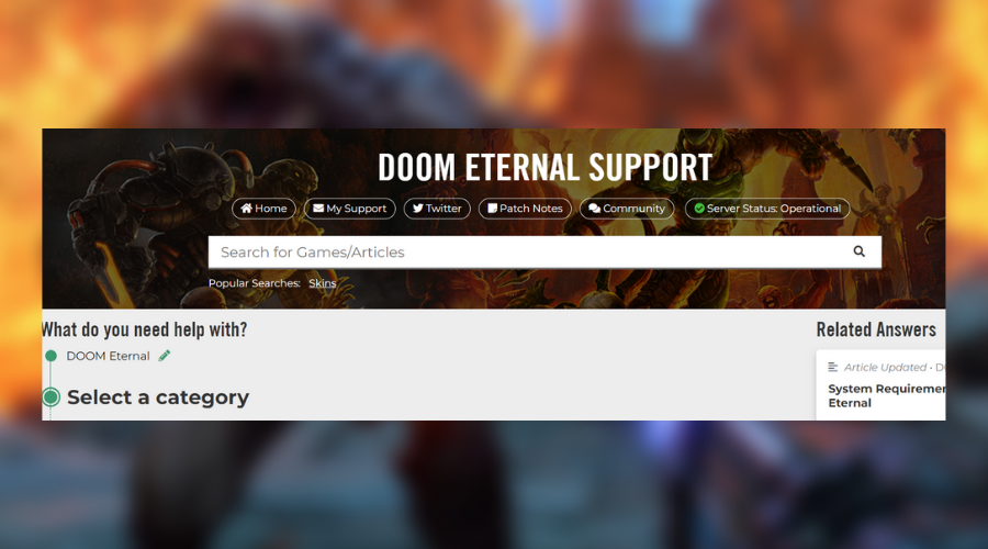 doom eternal login not working