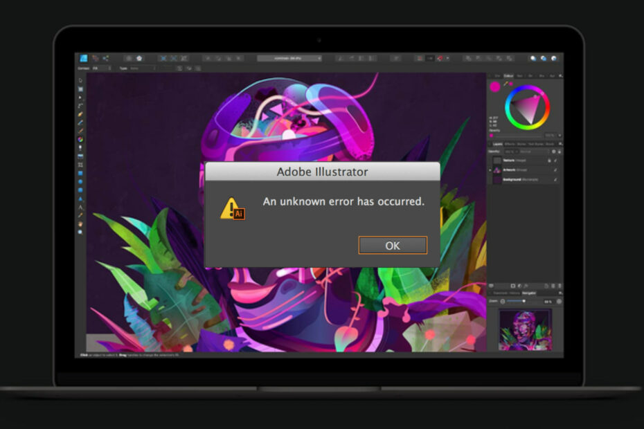 Fix: An Unknown Error Has Occurred in Adobe Illustrator