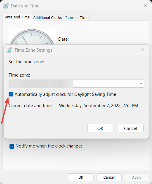 automatic time saving