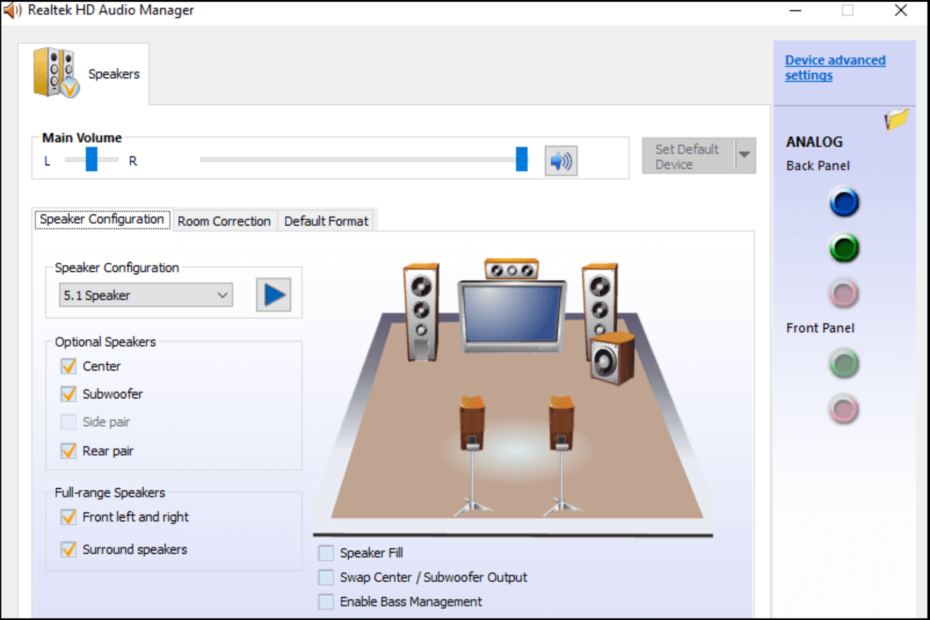 Fix: Realtek Audio Manager Advanced Settings Are Missing