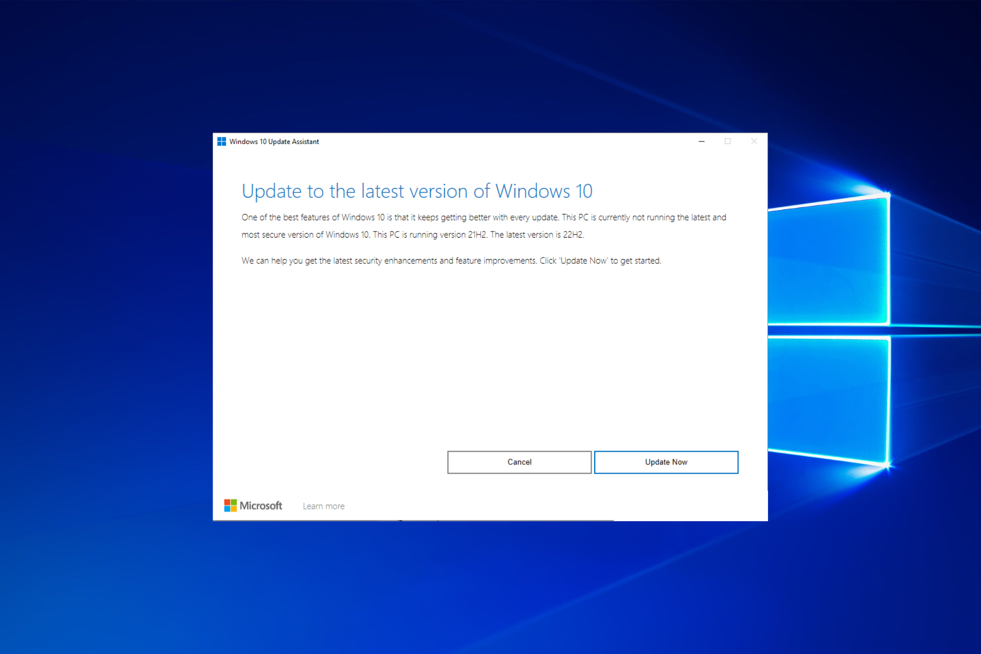 update-assistant-w10 0x8024001e