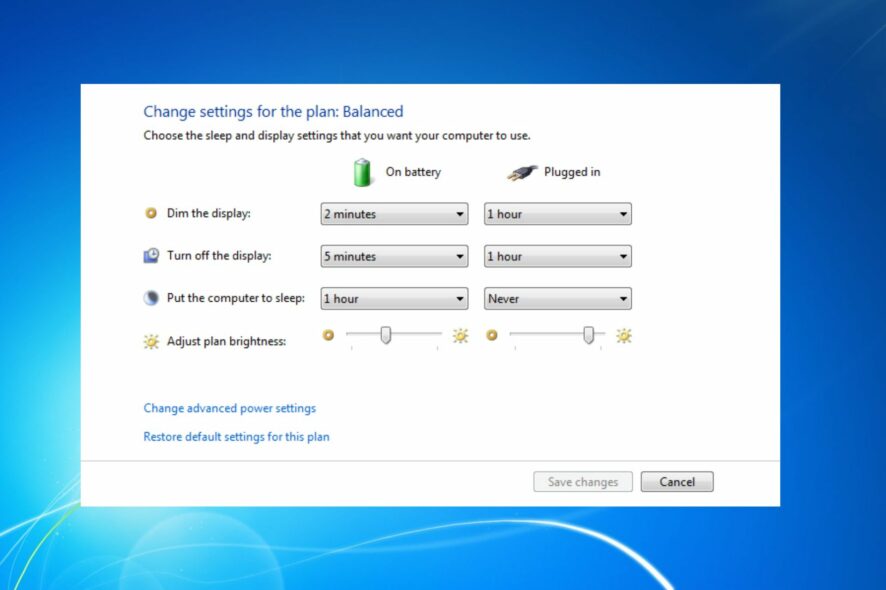 windows 7 sleep mode not working