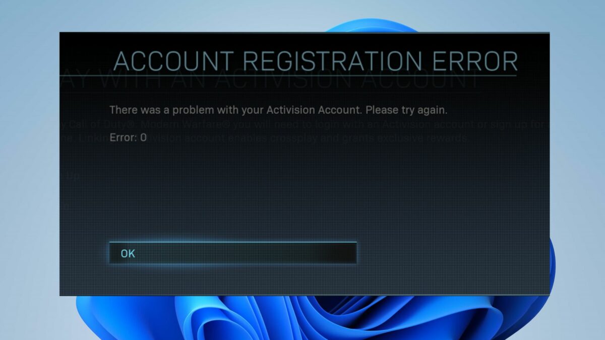 How to Fix 'Error Connecting to Activision Account' MW2