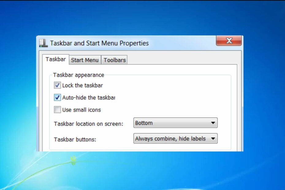 Taskbar Already Hidden Error Fix: Auto Hide Taskbar is Not Working in Windows 7