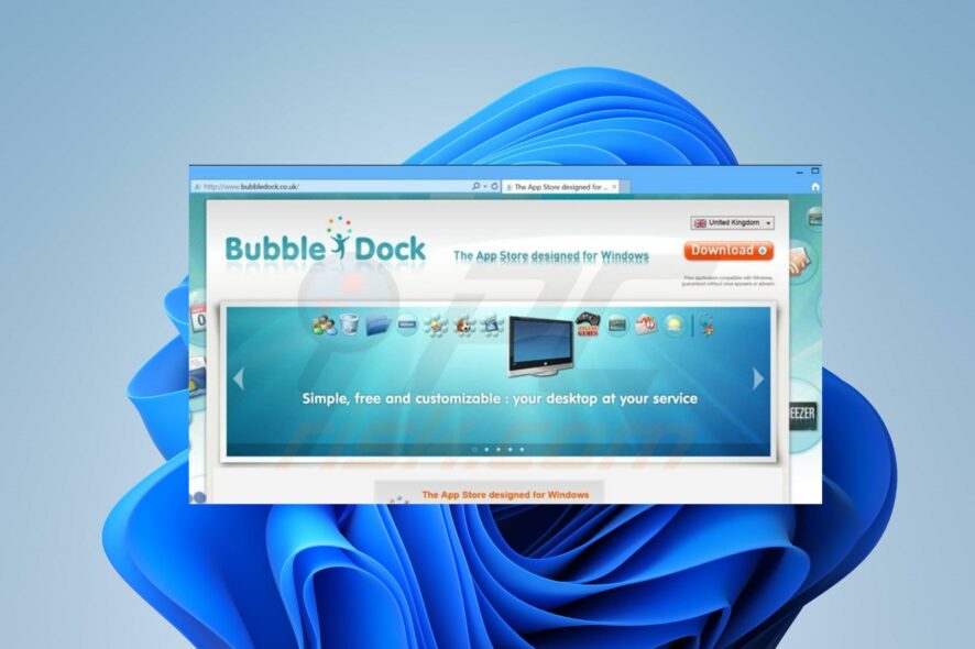 uninstall bubble dock