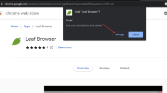 How to Download And Use Leaf Browser For Unblocking All Sites