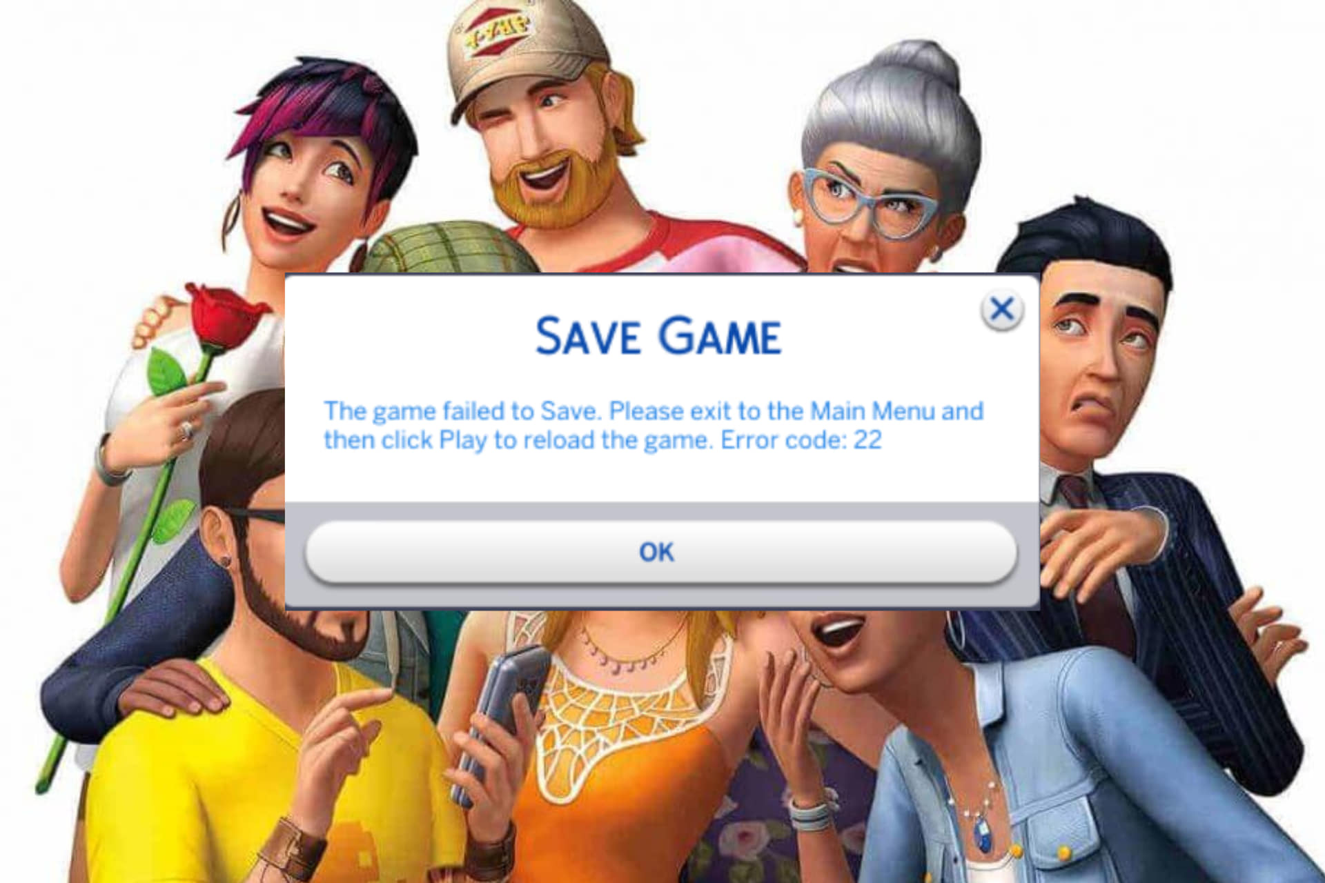 Re: Erro 22 The Sims 4 no Xbox One - Answer HQ