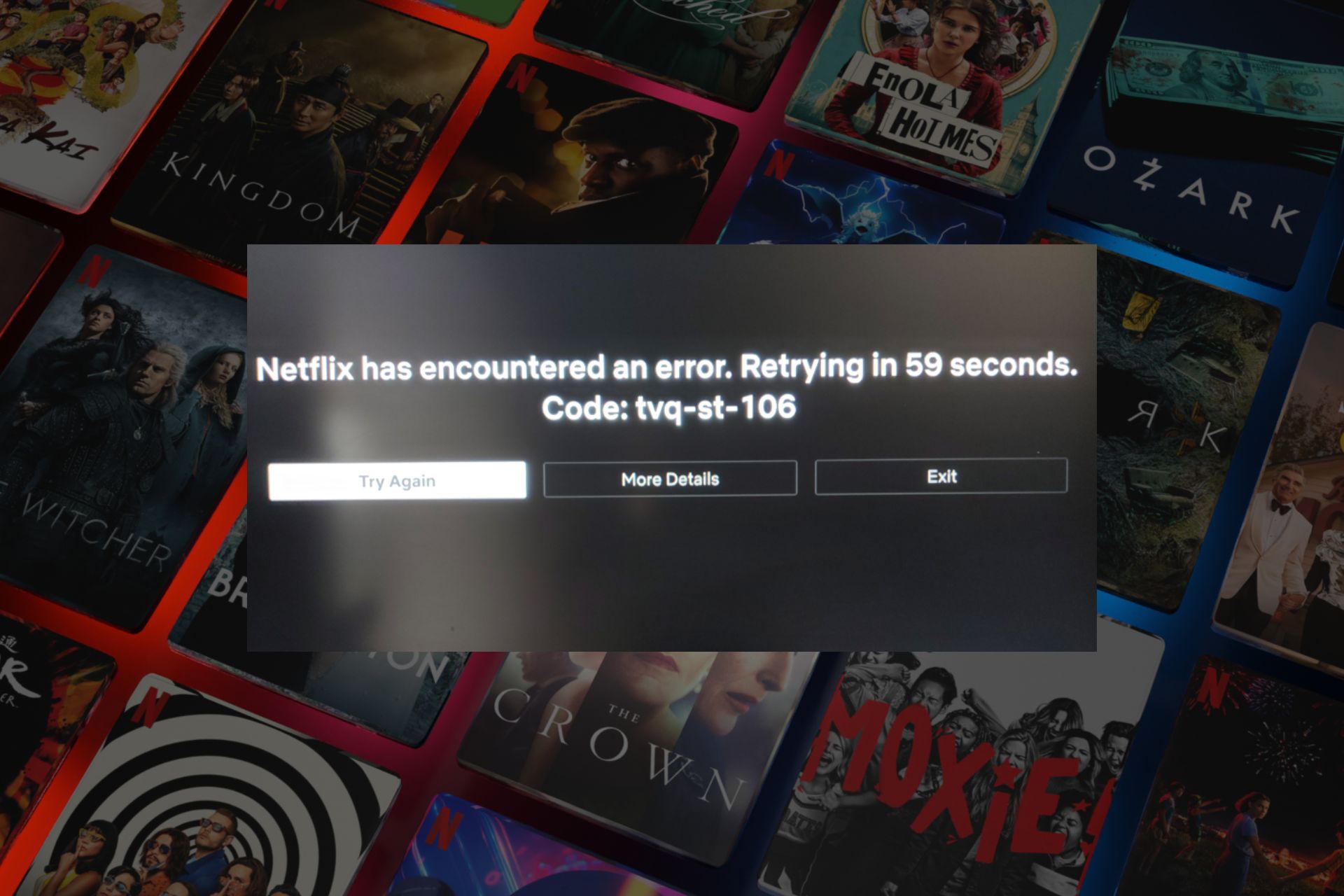 Como corrigir o código de erro da Netflix TVQ-ST-131, código de