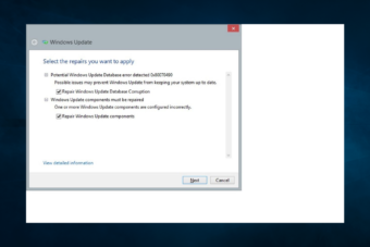Fix Potential Windows Update Database Error Detected [Easy Tips]