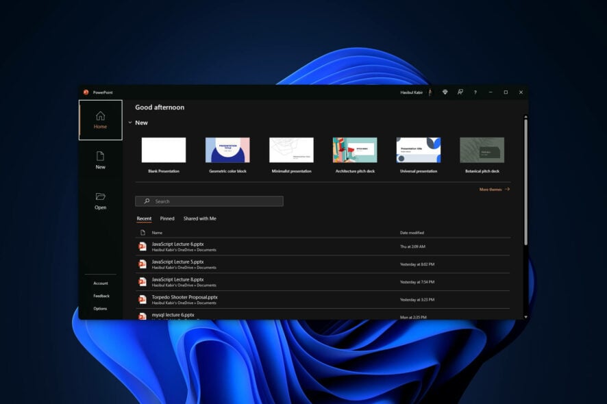 fix powerpoint not opening in windows 11