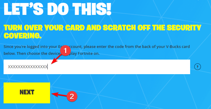 scratch the card to unveil the pin code