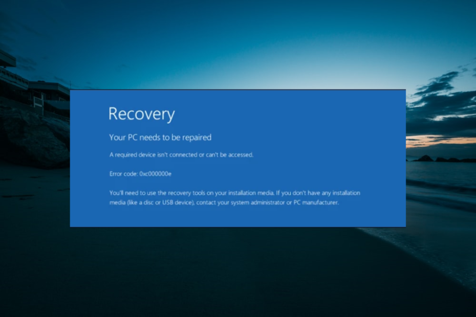 Error Code 0xc00000e on Windows 10: How to Fix & Causes