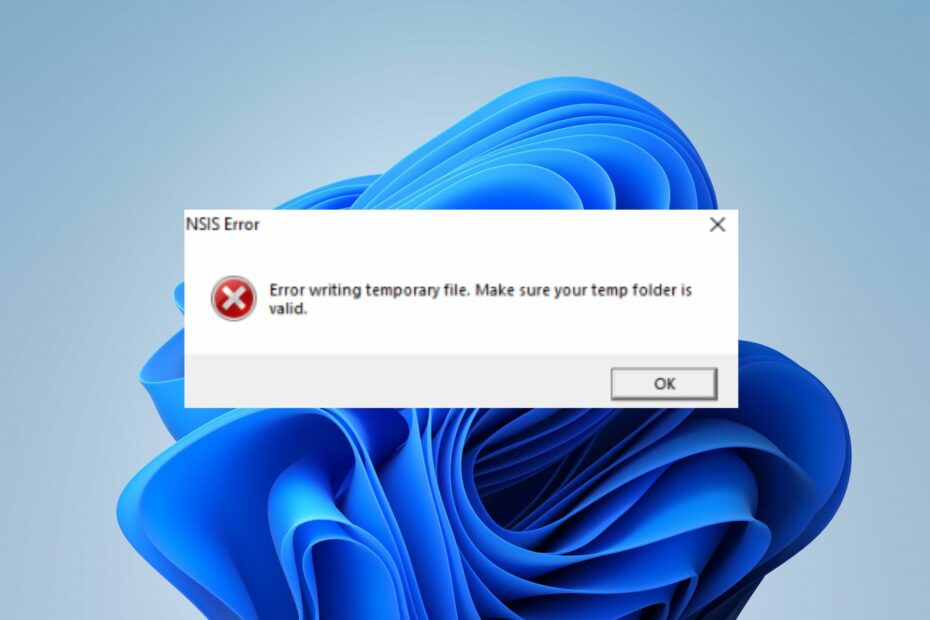 Program Temp Files Make Sure Your Temp Folder Is Valid: How to Fix This Error