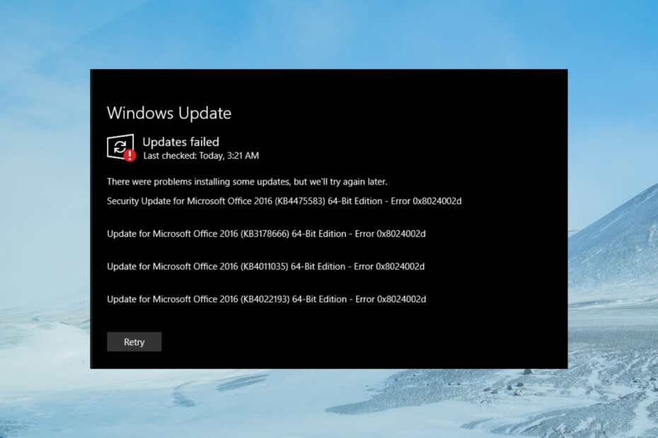 0x8024002d: How to Fix This Windows Update Error