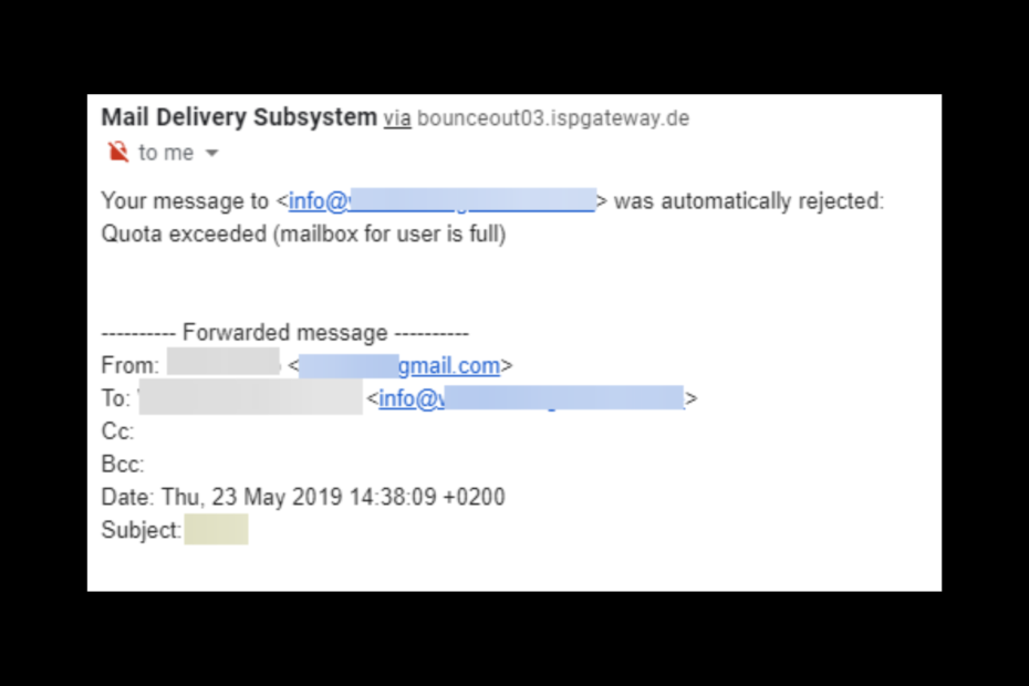 Mailbox Quota Exceeded: What It Means & How to Fix It?