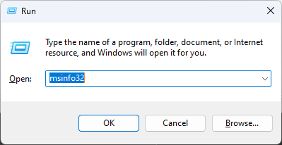 msinfo32 -ssd freezing windows 11