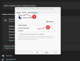 Can't Change Your Monitor Refresh Rate? How to Force It