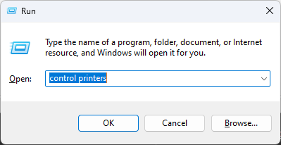 Control Printers -event id 7031