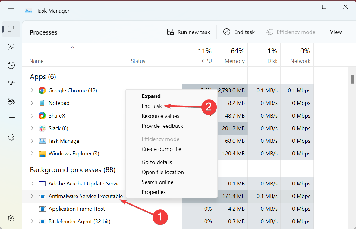 end task to fix disk defragmenter was scheduled using another program