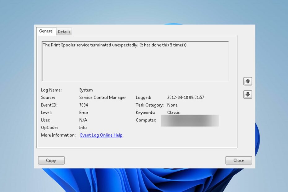 How To Fix Event Id 7034 4 Easy Steps