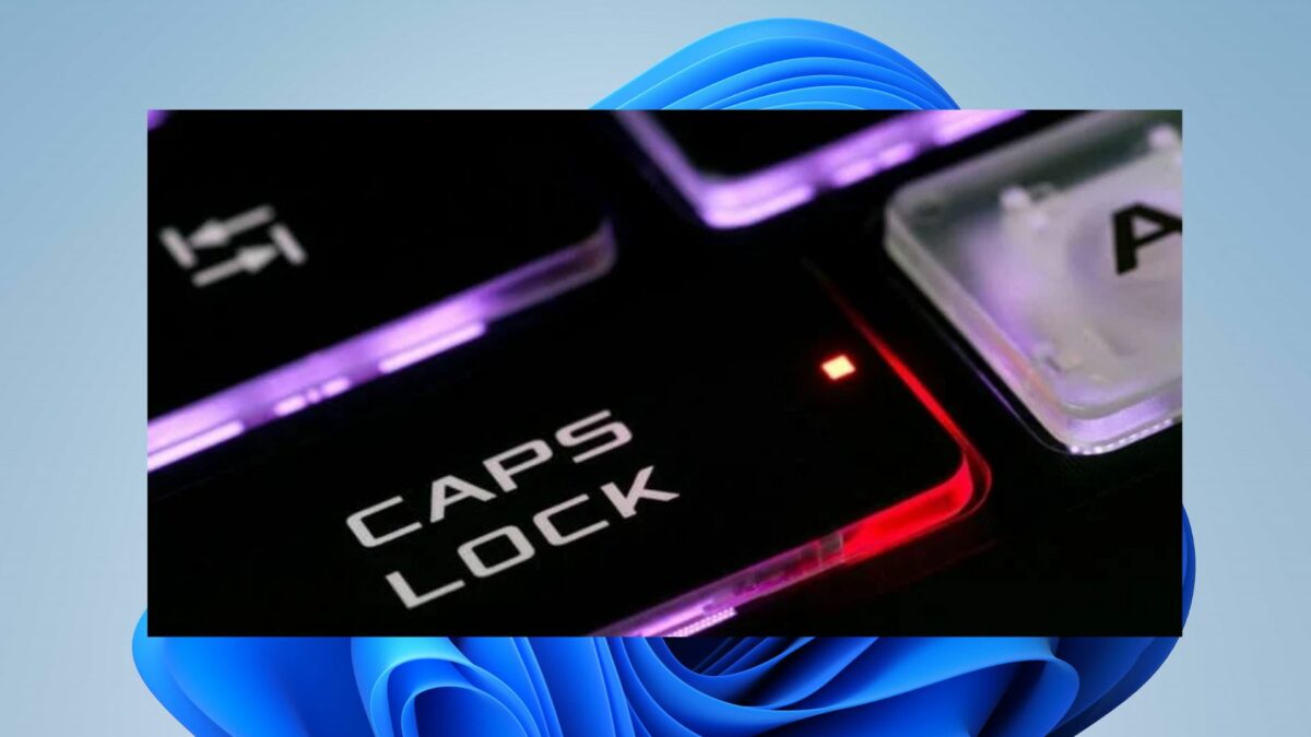 caps lock reversed
