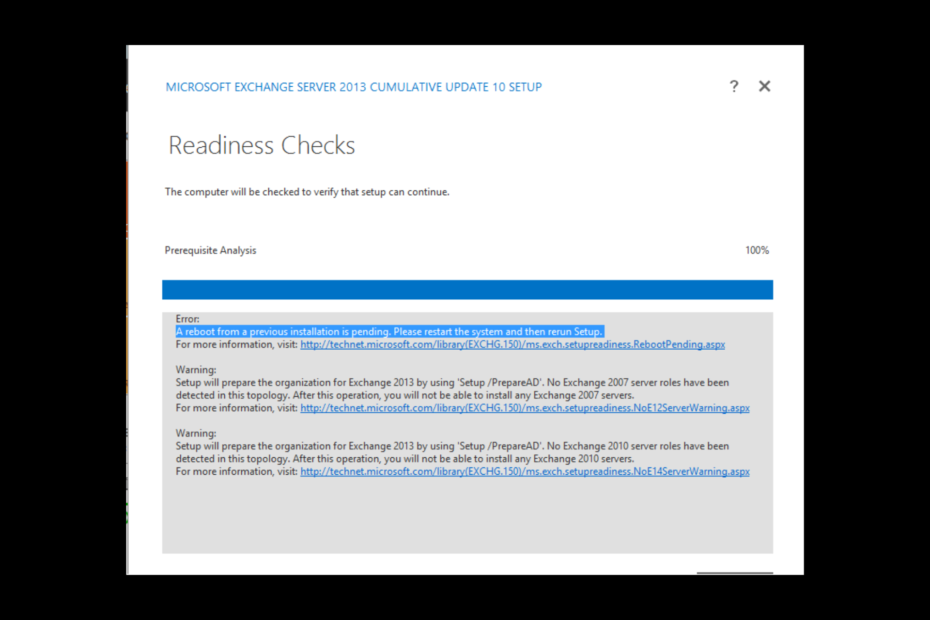 A Windows Reboot is Pending from A Previous Installation [Fix]