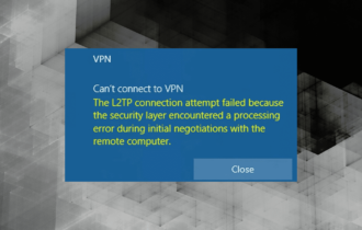 fix when you cannot connect L2TP VPN in Windows 10