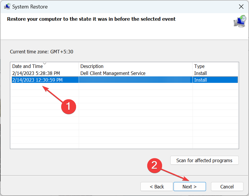 system restore to fix disk defragmenter was scheduled using another program
