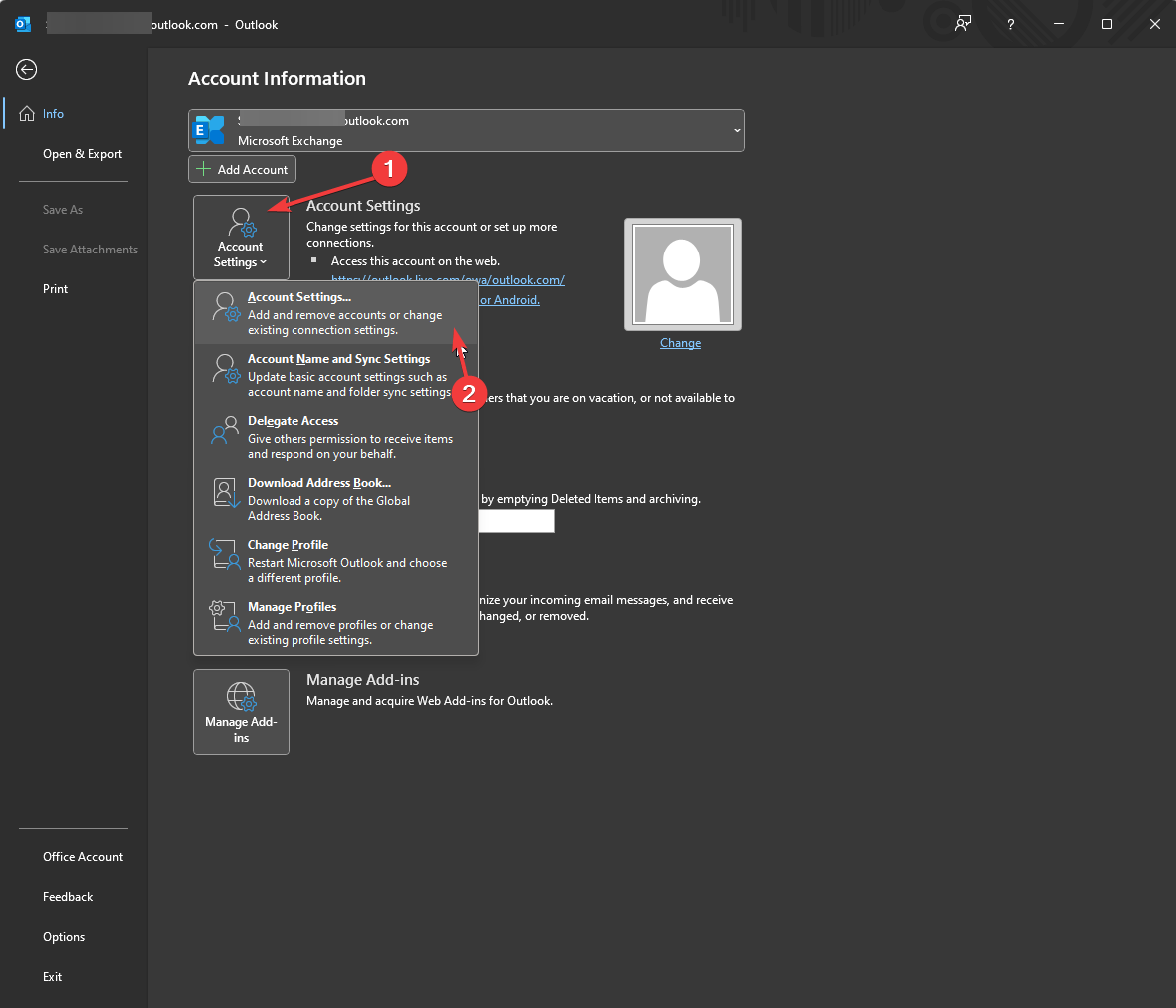 Account Settings