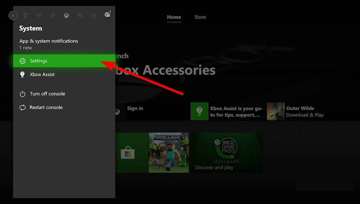 Settings-Xbox