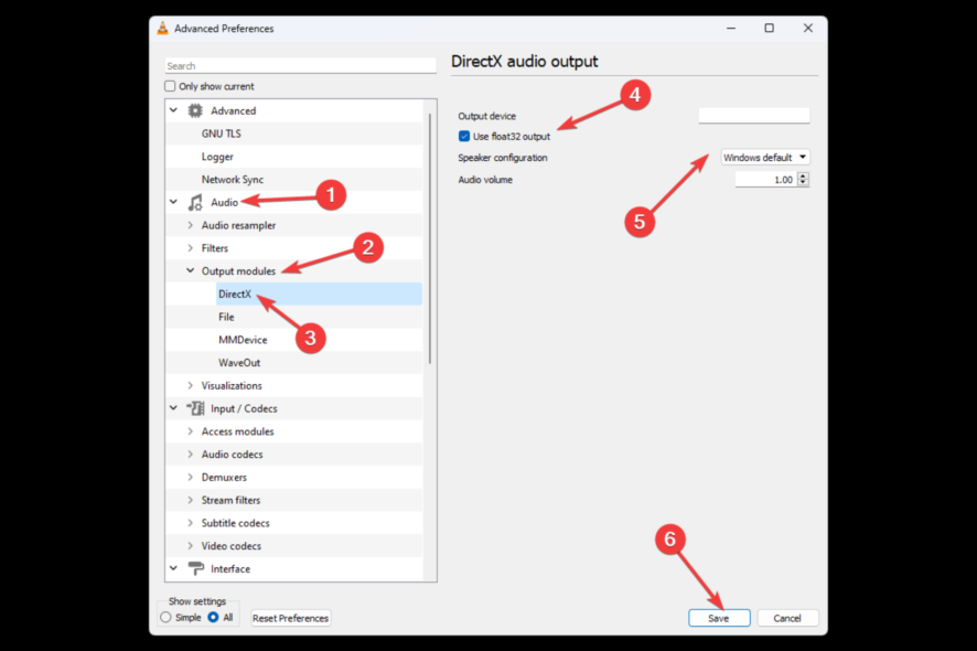 how to play 5.1 audio in vlc