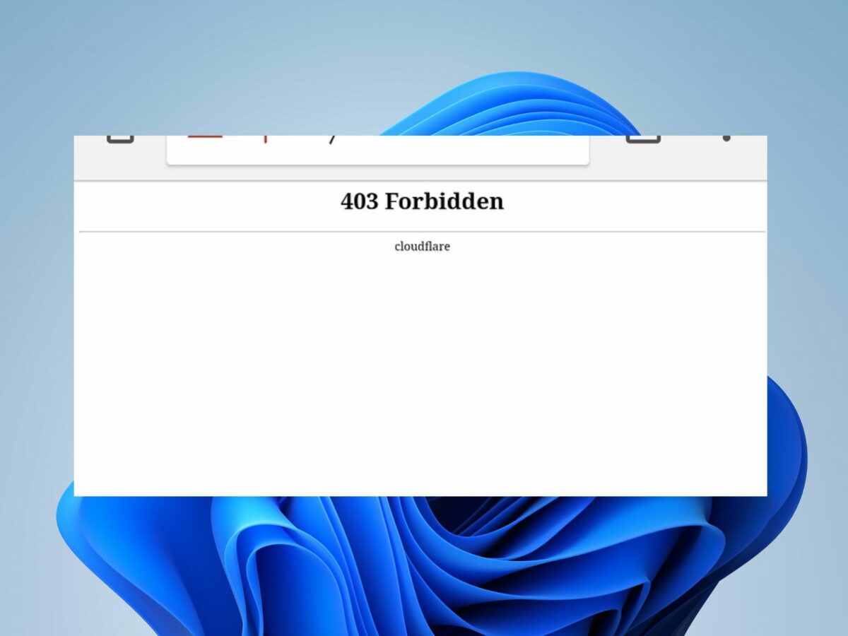 How to Fix Error 403 Forbidden on Cloudflare ← Web Pop