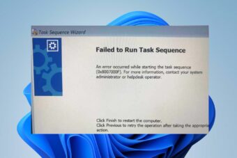 0x8007000f: SCCM Task Sequence Error [Fix Guide]